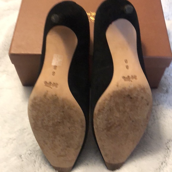 Coach suede leather pointy heels! Same condition when bought tried to wear! - Picture 9 of 12
